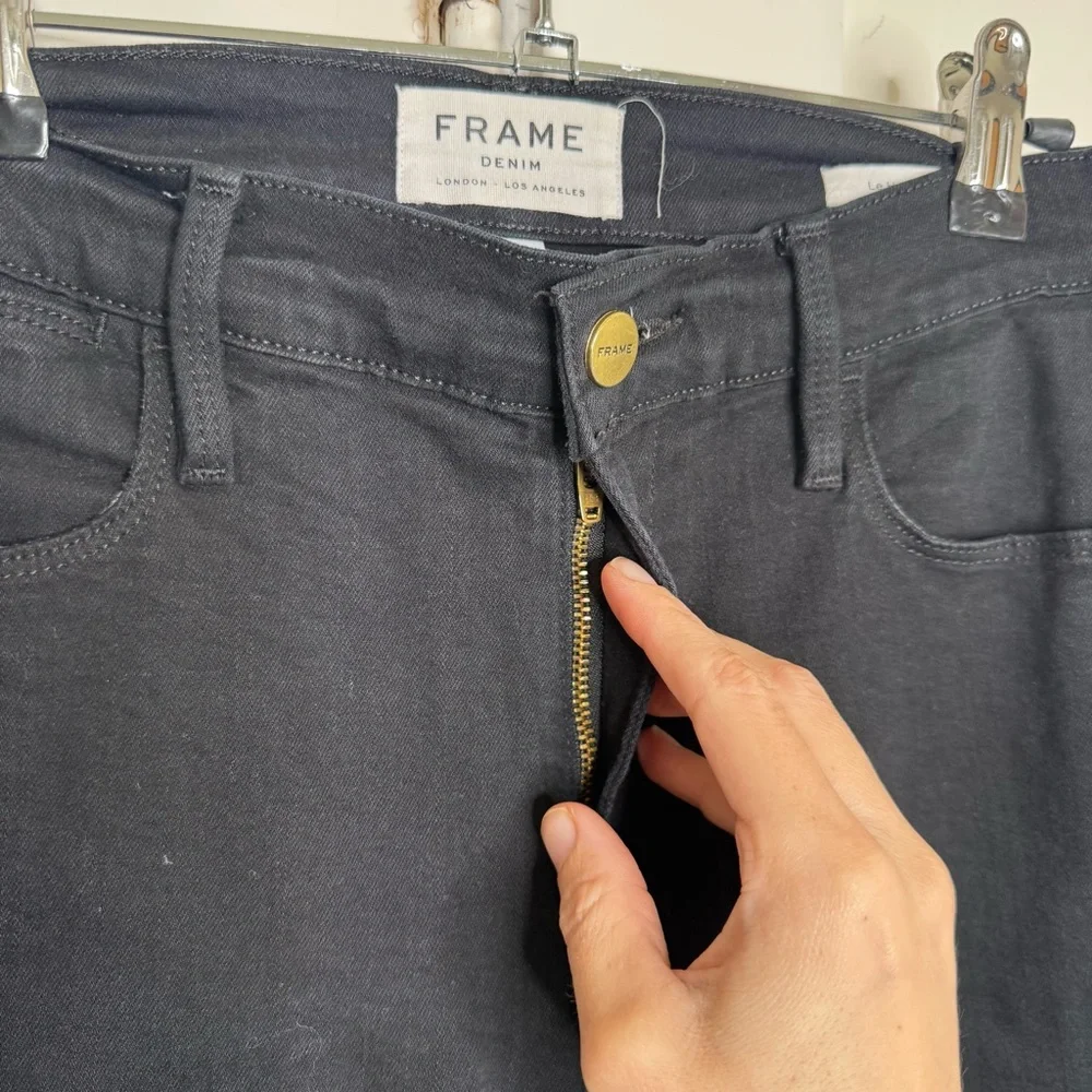 Frame Black Le High Skinny Jeans - Picture 6 of 7